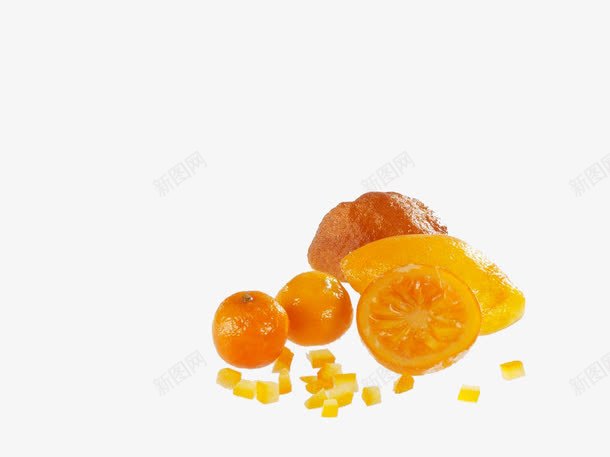 水果蜜饯png免抠素材_新图网 https://ixintu.com 桔子 水果 蜜饯 金桔 黄色