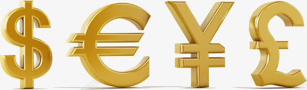 欧美货币元素png免抠素材_新图网 https://ixintu.com 价格符号 奢华 欧美 货币 金色