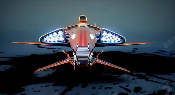 未来橙色飞机战机jpg设计背景_新图网 https://ixintu.com 战机 未来 橙色 飞机