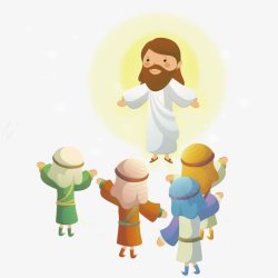 祈祷的人物图片耶稣与农民高清图片