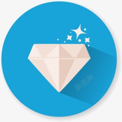 钻石按钮钻石宝石iconnice标图标高清图片