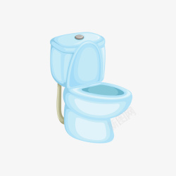 坐便器卫生间马桶卡通图高清图片
