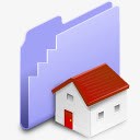 回家文件夹建筑主页房子如果第二图标图标