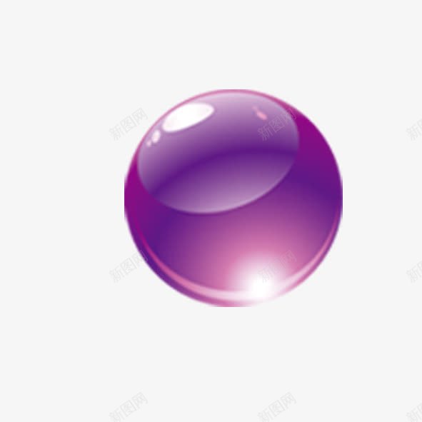 水晶球png免抠素材_新图网 https://ixintu.com 水晶球 紫色的