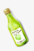 饮料png免抠素材_新图网 https://ixintu.com 卡通 手绘 汽水 玻璃瓶 瓶子 立体 素材 苹果味 饮料