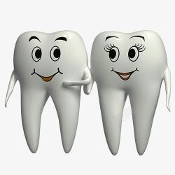 牙齿康复治疗图情侣牙齿健康创意图高清图片