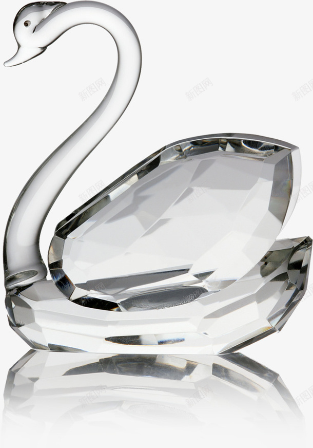 水晶天鹅png免抠素材_新图网 https://ixintu.com 创意 天鹅 摆件 水晶 玻璃 美丽的 装饰 透明