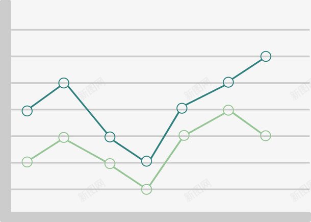 创意统计数据折线图png免抠素材_新图网 https://ixintu.com 二维 分布 坐标系 折线 折线图符号 数据