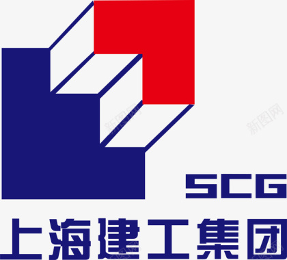 上海建工集团logo矢量图图标图标