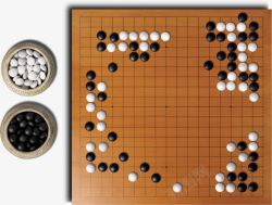 棋盘棋盒中国围棋高清图片