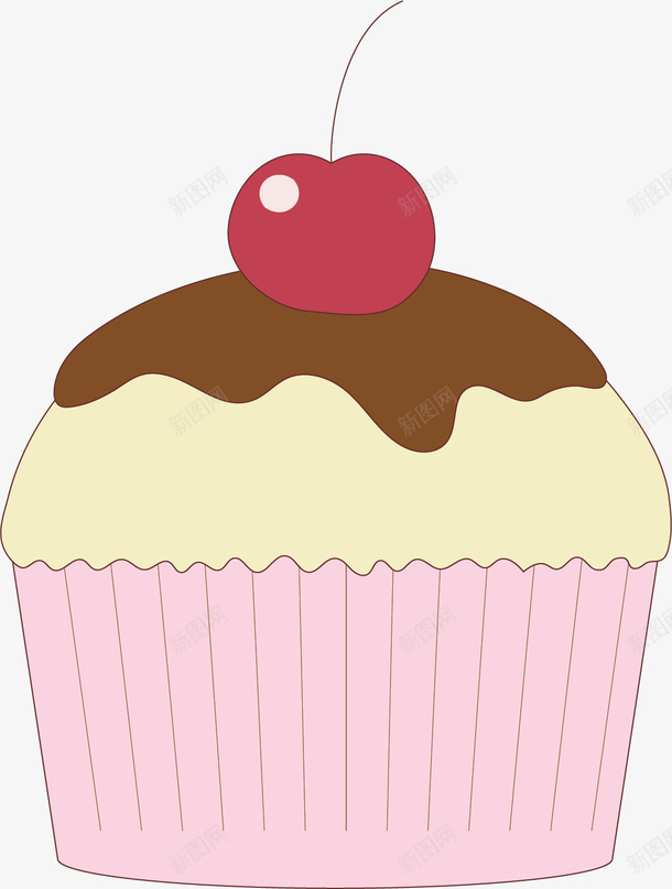 粉红樱桃杯子蛋糕矢量图ai免抠素材_新图网 https://ixintu.com 卡通蛋糕 图案 杯子蛋糕 矢量png 矢量图 粉红色 粉色蛋糕 蛋糕