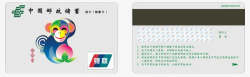 猴年图简洁实物金融中国邮政银行卡纪念高清图片
