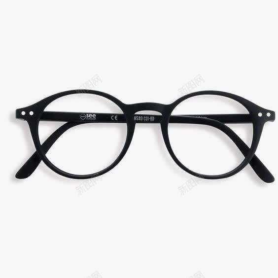 圆形黑框无镜片眼镜png免抠素材_新图网 https://ixintu.com PNG 圆形眼镜 实物 无镜片 黑框眼镜