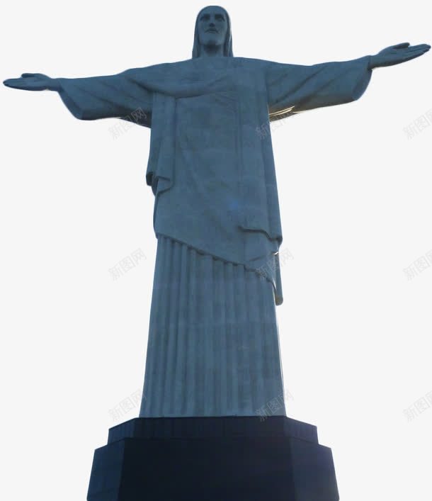 巴西地标里约热内卢基督雕像png免抠素材_新图网 https://ixintu.com 世界著名地标 基督像 巴西著名建筑 里约热内卢象征