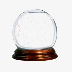 圆形水晶球水晶球摆件高清图片