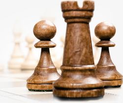 白色的国际象棋木质国际象棋高清图片