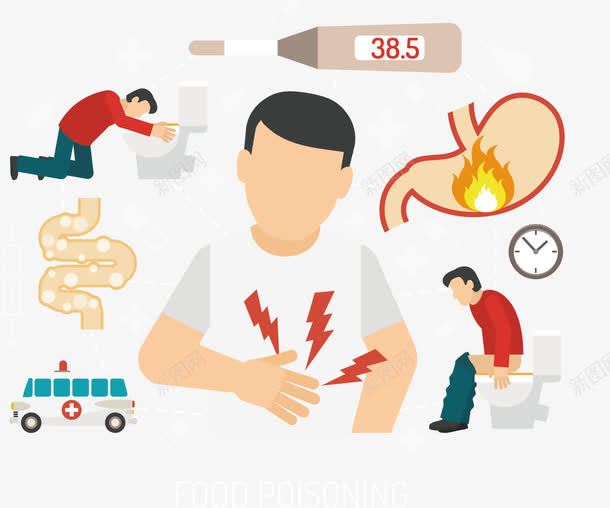 食物和人体的关系png免抠素材_新图网 https://ixintu.com 上火 人体 器官 肠道 胃 营养 饮食