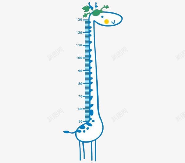 儿童身高贴png免抠素材_新图网 https://ixintu.com 儿童身高贴 可爱 标尺 蓝色 身高贴 长劲鹿