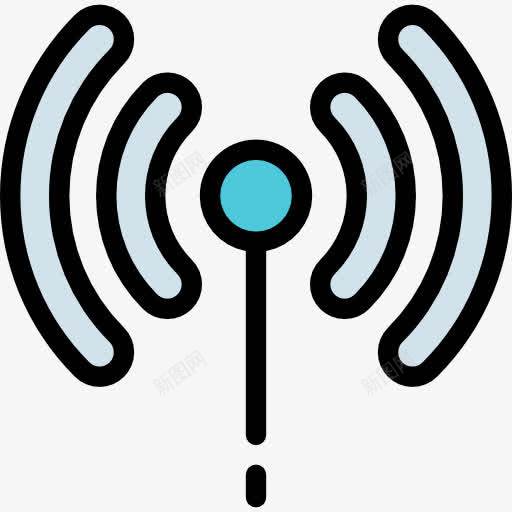 WiFi图标png_新图网 https://ixintu.com 互联网 多媒体 接口 无线WIFI 标志 电子 计算机技术 连接