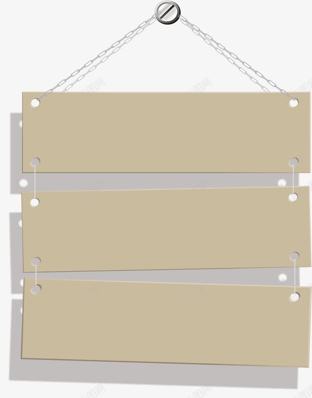 链条木板留言板png免抠素材_新图网 https://ixintu.com 宣传板 拼接木板 木板 留言板 矢量素材 链条