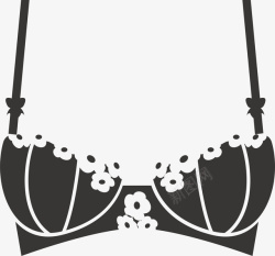 胸罩logo女士胸罩logo矢量图图标高清图片