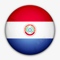 paraguay国旗对巴拉圭世界标志图标高清图片