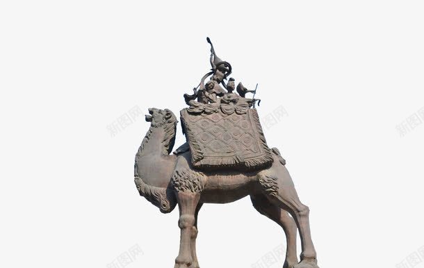 骆驼雕塑png免抠素材_新图网 https://ixintu.com 丝绸之路 古城 摄影 旅游 西域风情 骆驼