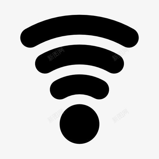 wifi信号符号图标png_新图网 https://ixintu.com wifi