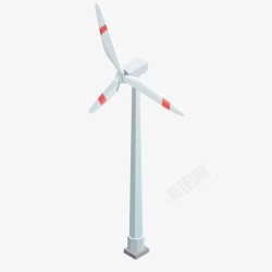 立体风车风车风力发电案高清图片