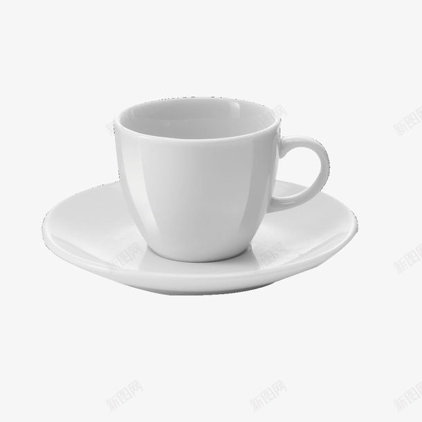 咖啡杯png免抠素材_新图网 https://ixintu.com 咖啡杯 带托盘的杯子 白色的杯子
