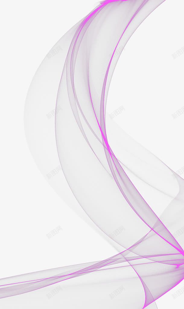 紫色的丝绸飘扬形状png免抠素材_新图网 https://ixintu.com 丝绸 形状 紫色 飘扬