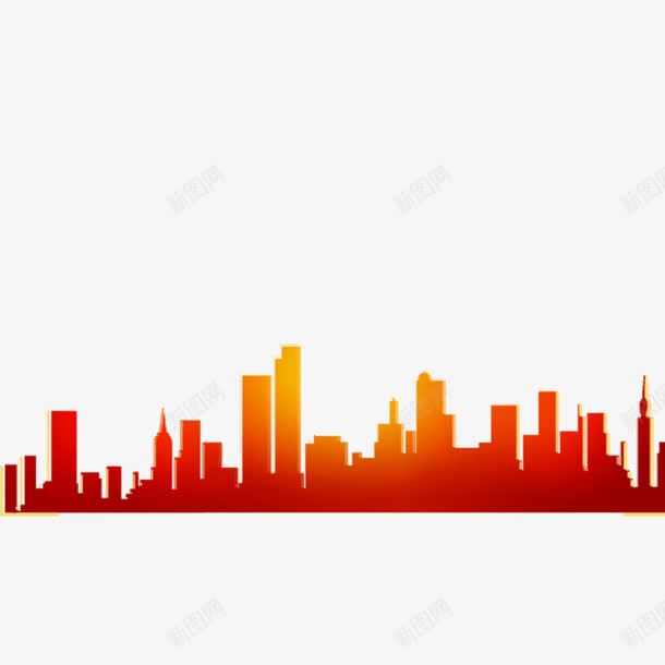 城市剪影png免抠素材_新图网 https://ixintu.com 剪影 城市 楼房 高楼大厦