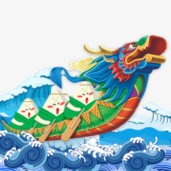 情浓海报中国传统端午佳节粽子节龙舟节高清图片