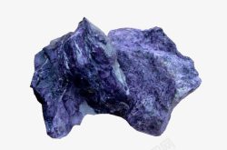 手绘开采矿石紫色矿石高清图片