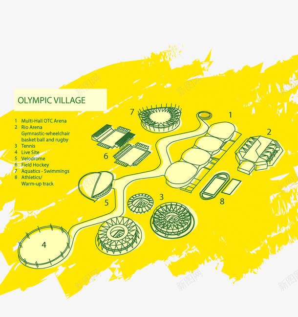 里约奥运会场馆图png免抠素材_新图网 https://ixintu.com RIO 体育 体育馆 分布图 场馆 奥运会 运动 里约