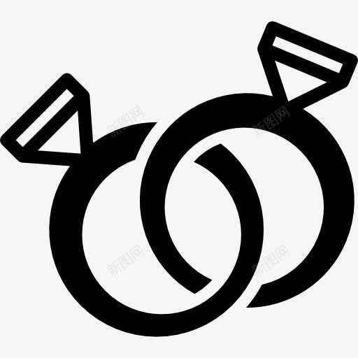 五环图标png_新图网 https://ixintu.com 婚姻 婚礼 宝石 戒指 首饰