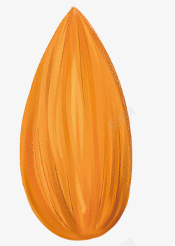 手绘的杏仁素材
