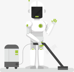 家务机器人吸尘器大扫除机器人高清图片