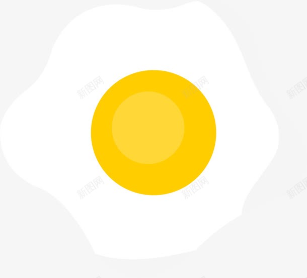 白色荷包蛋png免抠素材_新图网 https://ixintu.com 一个鸡蛋 孵出鸡蛋 新鲜鸡蛋 白色 禽类蛋类 鸡蛋