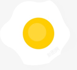 一个鸡蛋白色荷包蛋高清图片
