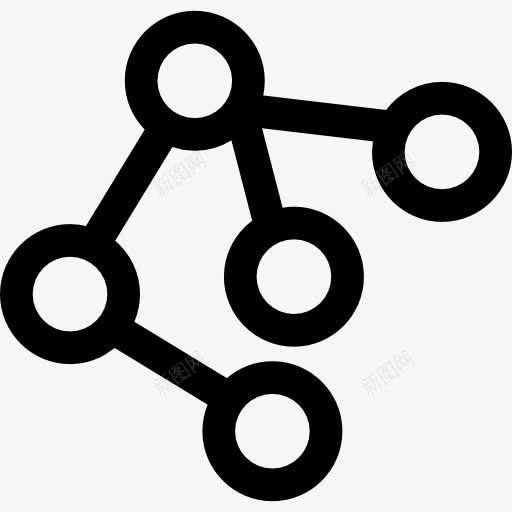原子结构由圆圈和线条图标png_新图网 https://ixintu.com 原子 原子结构 教育 界 科学 线