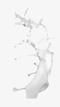 牛奶喷渐牛奶高清图片