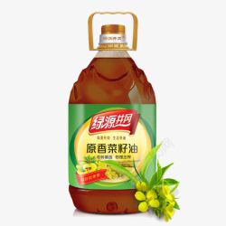 物理压榨原香菜籽油高清图片