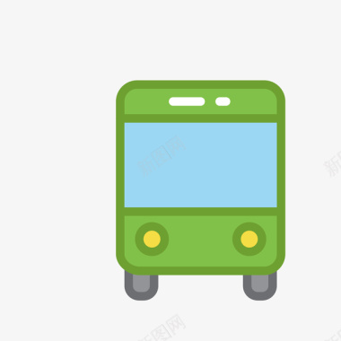 出行交通方式城市公交巴士图标图标