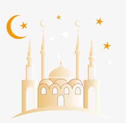 阿拉伯语闪亮的开斋节穆巴拉克背景高清图片