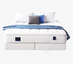 双面床垫实拍大床床垫双人床垫素高清图片