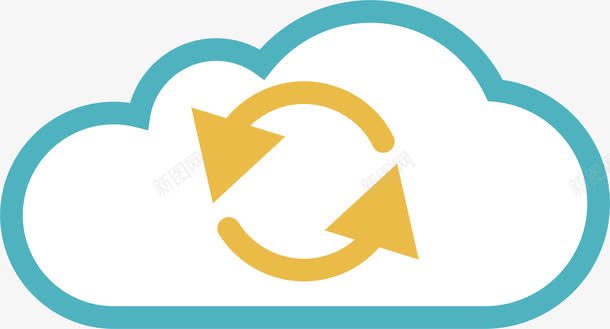 云循环系统png免抠素材_新图网 https://ixintu.com 云计算介绍 免扣png元素 大数据分析 大数据时代 矢量素材 科技