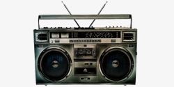 收音机磁带复古旧时代收音机高清图片