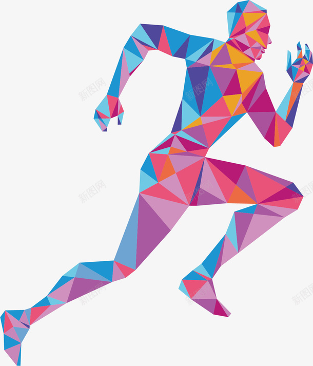 正在比赛跑步的运动员矢量图ai免抠素材_新图网 https://ixintu.com 体育 健康 健身 力量 比赛 跑步 运动 运动员 矢量图