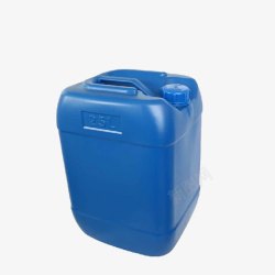蓝色塑料水桶油桶素材